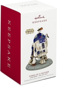 Star Wars Hallmark Porgs of a Feather (R2-D2)