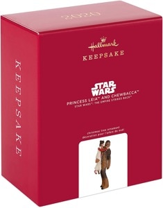 Star Wars Hallmark Princess Leia and Chewbacca