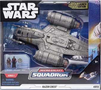 Star Wars Micro Galaxy Squadron Razor Crest thumbnail