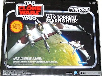 Star Wars The Vintage Collection Republic V-19 Torrent Starfighter