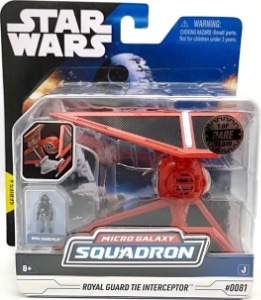 Star Wars Micro Galaxy Squadron Royal Guard Tie Interceptor