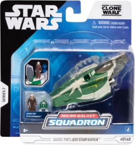 Star Wars Micro Galaxy Squadron Saesee Tiin's Jedi Starfighter