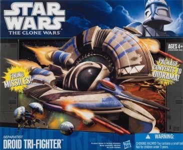 Star Wars The Clone Wars Separatist Droid Tri-Fighter