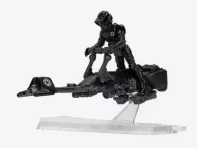 Star Wars Micro Galaxy Squadron Shadow Speeder Bike with Shadow Scout Trooper