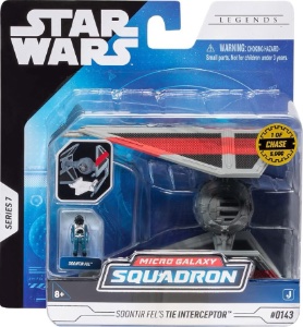 Star Wars Micro Galaxy Squadron Soontir Fel's Tie Interceptor (181st Wing)