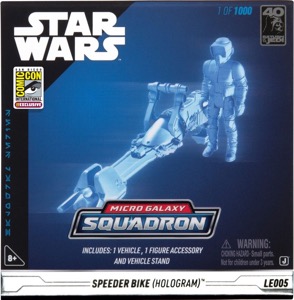 Star Wars Micro Galaxy Squadron Speeder Bike (Hologram) thumbnail