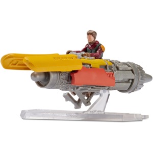 Star Wars Micro Galaxy Squadron Speeder Bike with Cobb Vanth