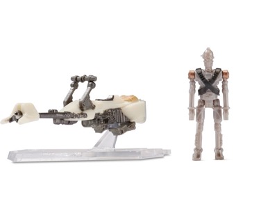 Star Wars Micro Galaxy Squadron Speeder Bike with IG-11