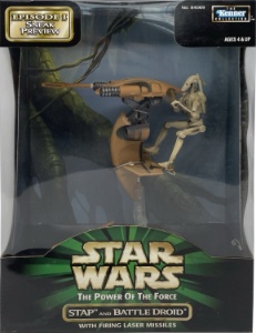 Star Wars Power of the Force STAP and Battle Droid (Episode I - Sneak Preview)