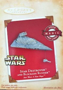 Star Wars Hallmark Star Destroyer and Blockade Runner