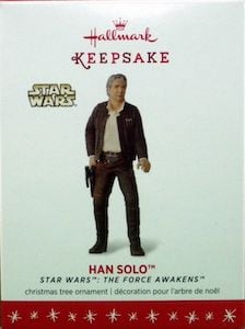 Star Wars Hallmark TFA Han Solo thumbnail