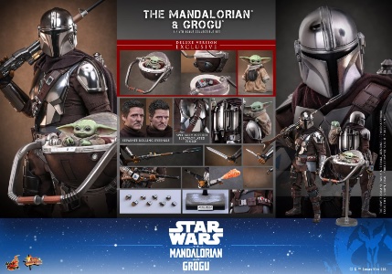 Star Wars Hot Toys Star Wars The Mandalorian and Grogu (Deluxe Version)