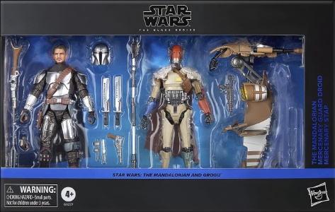 Star Wars 6" Black Series The Mandalorian, Mercenary Guard Droid & STAP Battle Pack