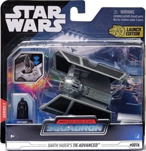 Star Wars Micro Galaxy Squadron Tie Advanced (Darth Vader) thumbnail
