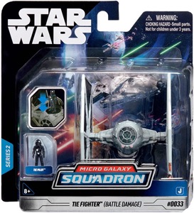 Star Wars Micro Galaxy Squadron Tie Fighter (Battle Damage)