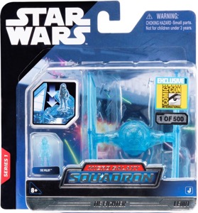 Star Wars Micro Galaxy Squadron Tie Fighter (Translucent Blue) thumbnail