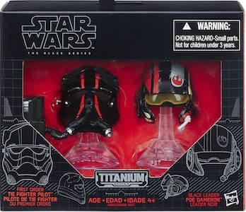 Star Wars Titanium Tie Pilot & Poe Dameron