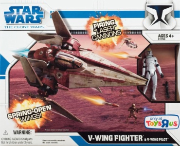 V-Wing Fighter & V-Wing Pilot