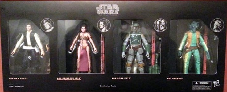 Star Wars 6" Black Series Walmart Mexico 4 Pack