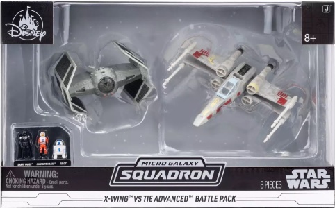 Star Wars Micro Galaxy Squadron X-Wing vs TIE Advanced Battle Pack