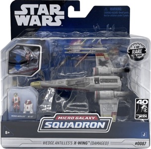 Star Wars Micro Galaxy Squadron - Shadow V-Wing, Veicolo 12,5 Cm Con Microfigura, Scala Autentica, Jazwares