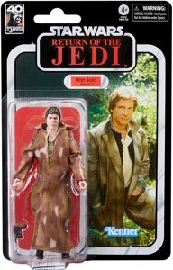 Star Wars Power of the Force Green Card Action Figure HANS SOLO IN ENDOR GEAR