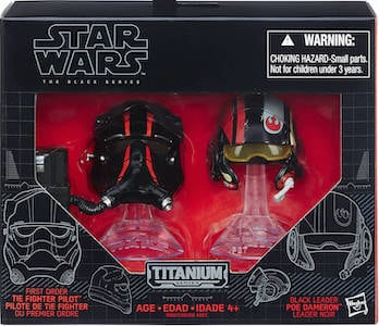 NEW Star Wars Titanium Diecast Helmets Praetorian Guard & Flametrooper MISB 