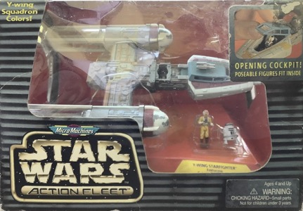 Star Wars Action Fleet Y-Wing Starfighter (Yellow Leader)