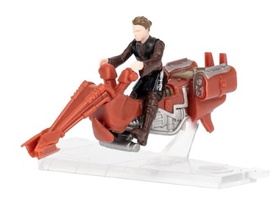 Star Wars Micro Galaxy Squadron Zephyr Swoop Speeder with Anakin Skywalker