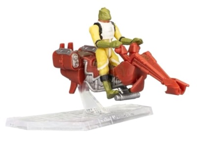 Star Wars Micro Galaxy Squadron Zephyr Swoop Speeder with Bossk
