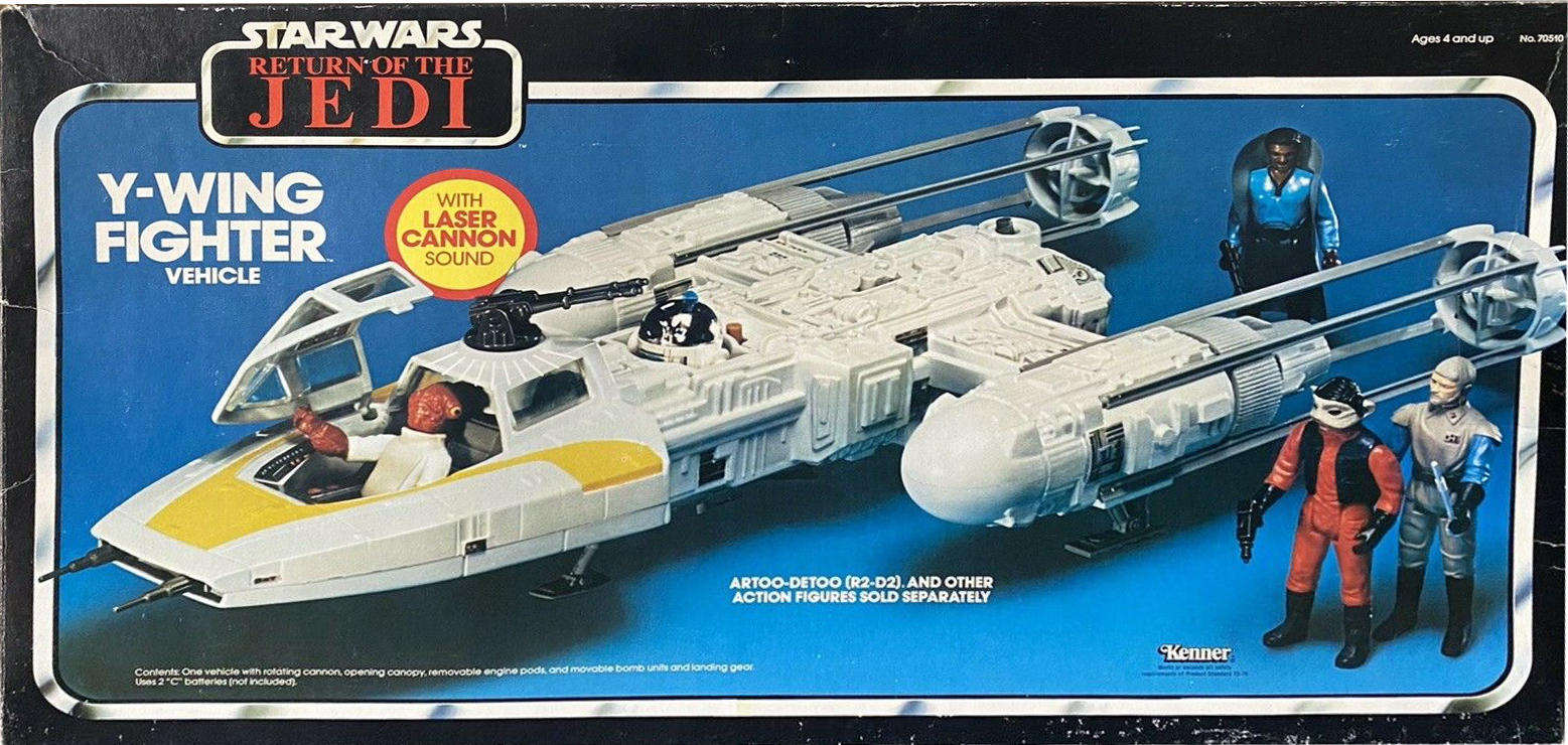 2 BASE MOTORE Strut 100% ORIGINALE * Y-Wing Qtà VINTAGE 1983 Star Wars 