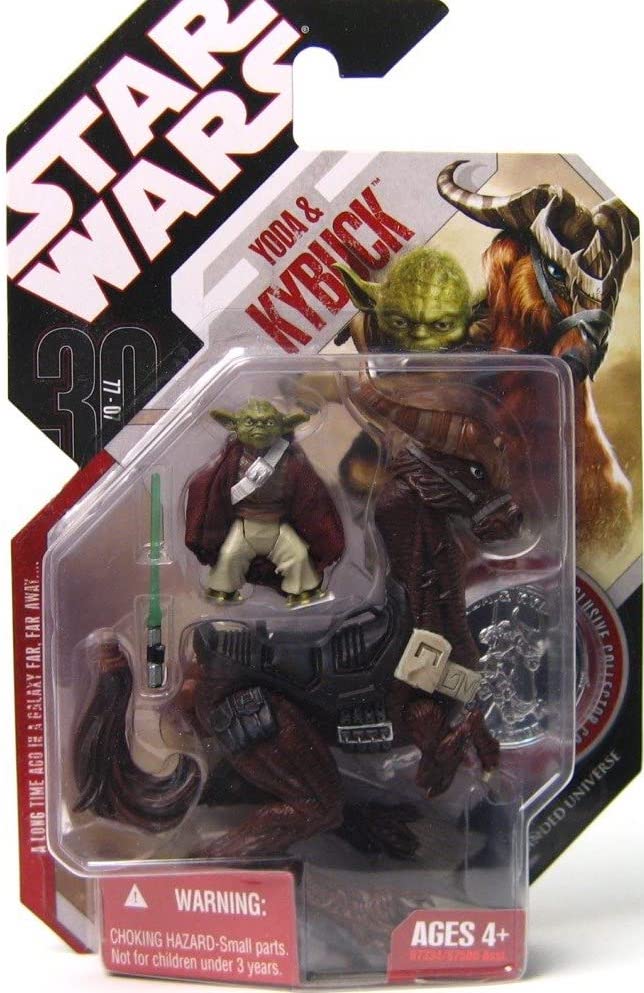 Star Wars 30th Anniversary #32 Clone Wars Jedi Yoda & Kybuck Loose Complete 