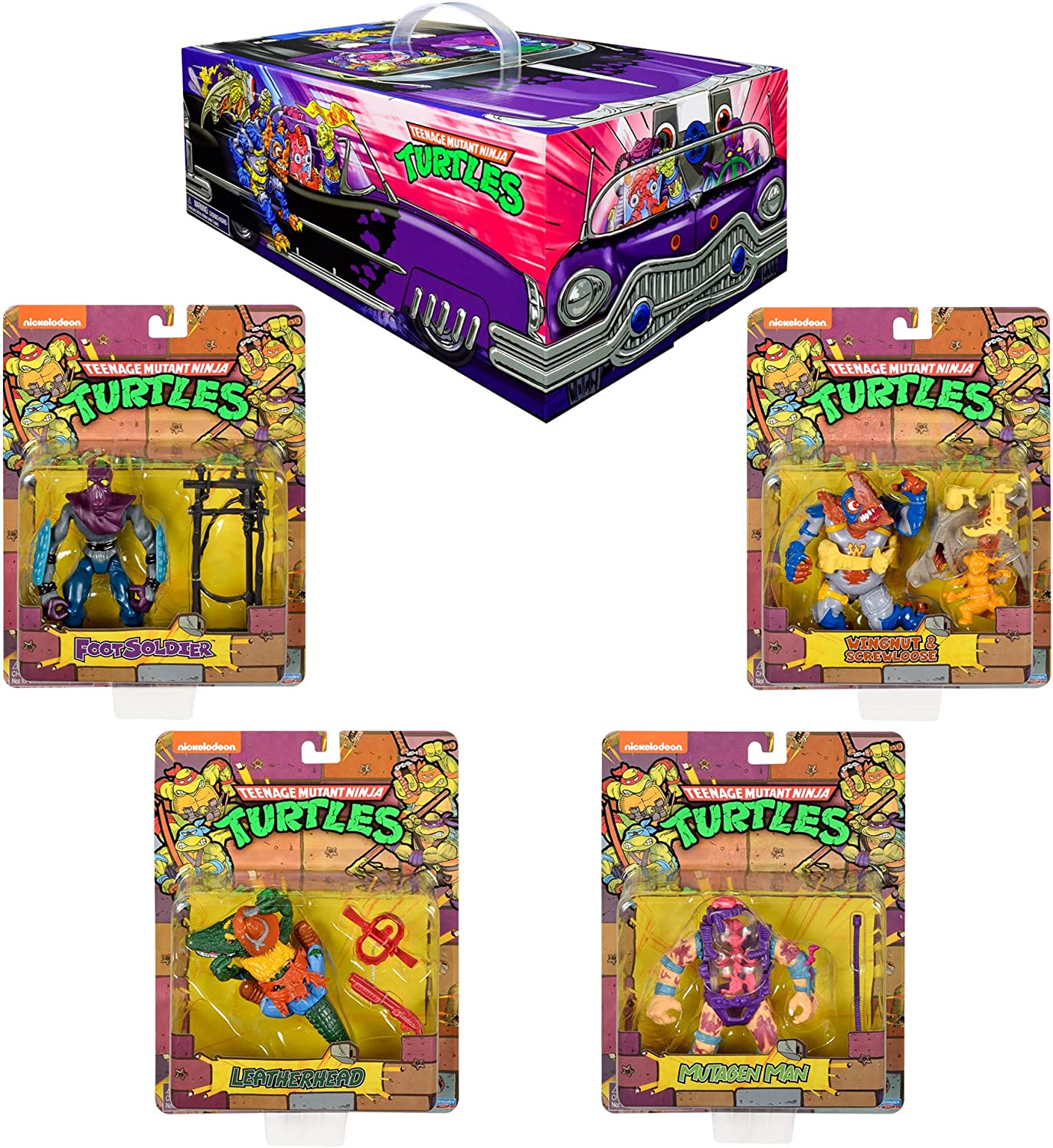 Teenage Mutant Ninja Turtles Classic Storage Shell Action Figure 4-Pack