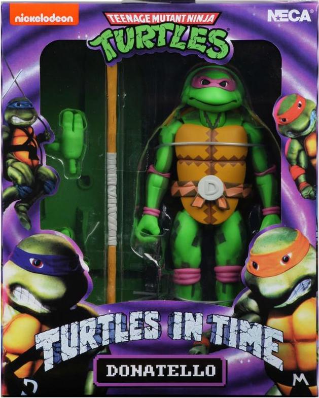NEW IN BOX & READY TO SHIP NECA TMNT Turtles In Time Donatello 7” Figure 