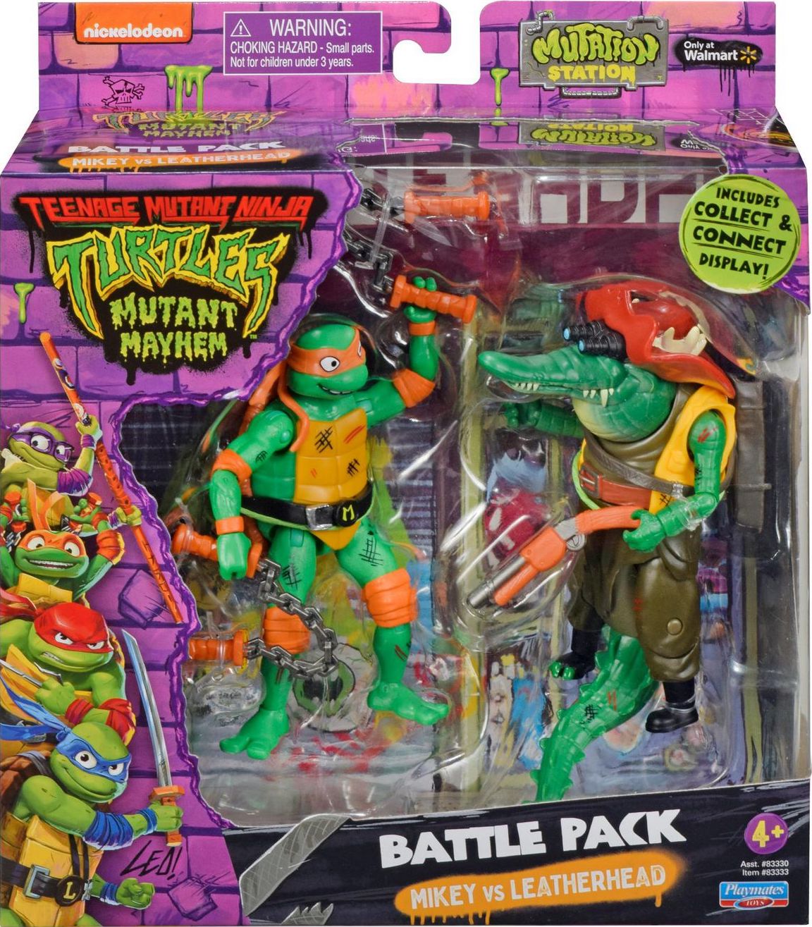 Teenage Mutant Ninja Turtles: Mutant Mayhem 4.5” Leatherhead Basic Action  Figure by Playmates Toys