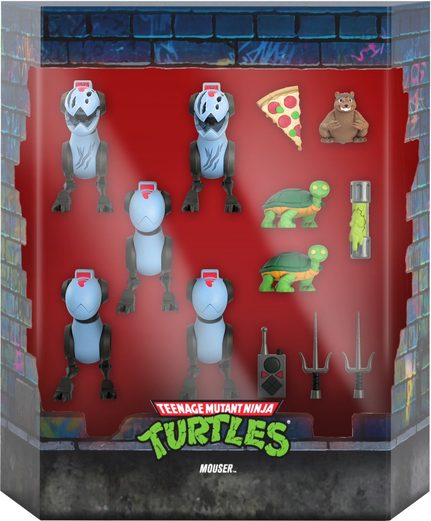 Super7 Tartarughe Ninja - Action Figure Baxter Stockman Ultimates - Scala 7 Pollici