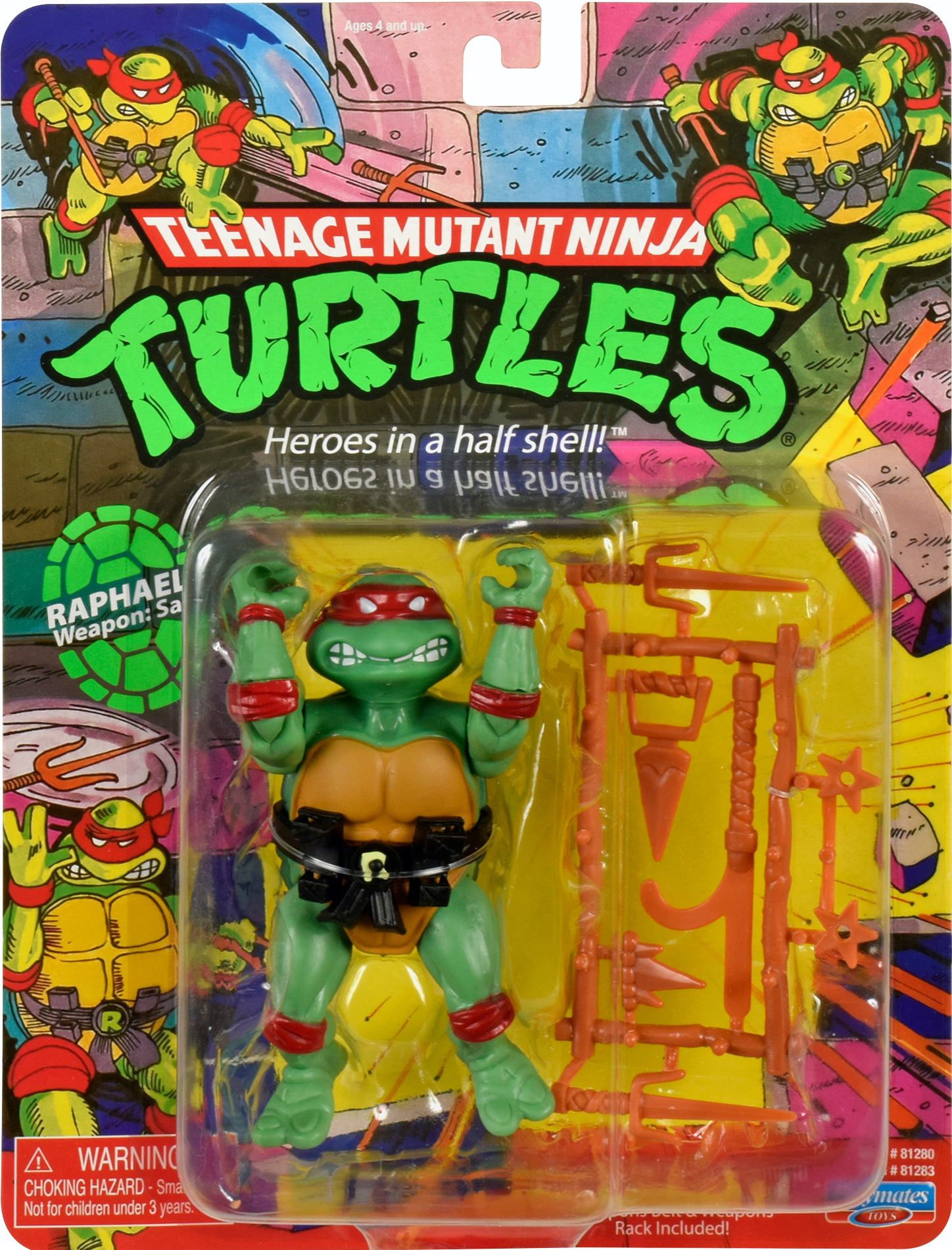 Teenage Mutant Ninja Turtles Classic Storage Shell Action Figure 4-Pack