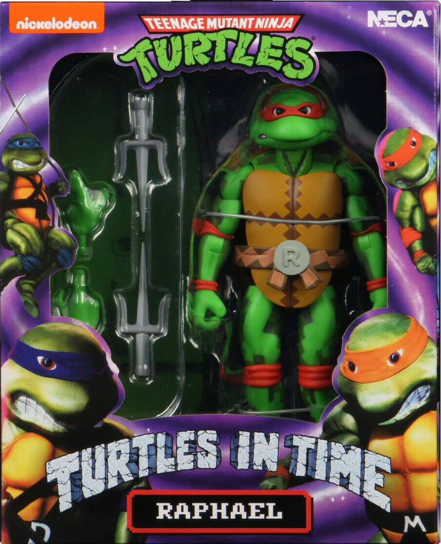 MISB TMNT Teenage Mutant Ninja Turtles in Time NECA Raphael