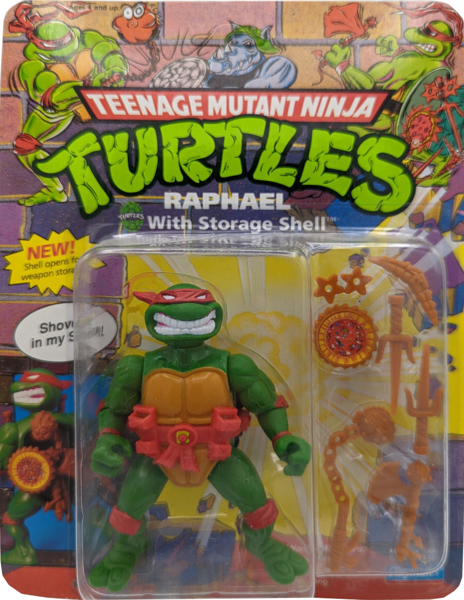 1991 Storage Shell Raph Raphael Ninja-Rang TMNT Teenage Mutant Ninja Turtles 