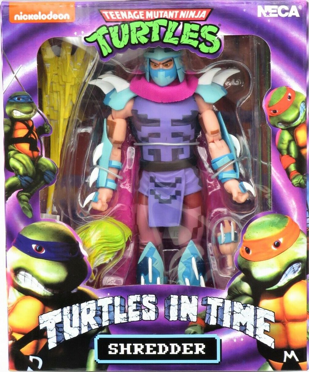 Super Shredder Teenage Mutant Ninja Turtles In Time TMNT 18cm Action Figur NECA 