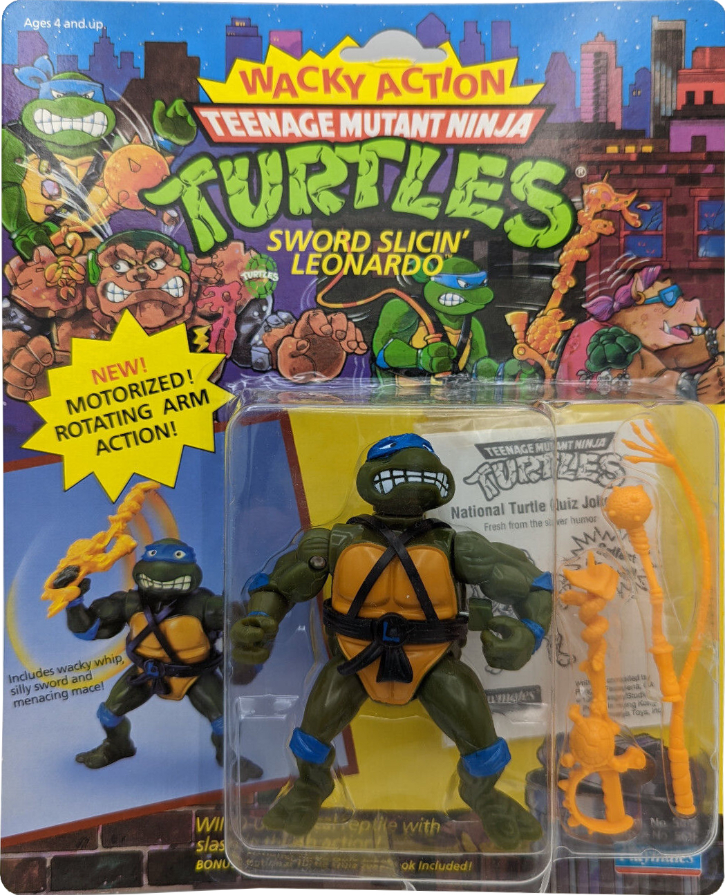 Teenage Mutant Ninja Turtles Playmates Sword Slicin' Leonardo