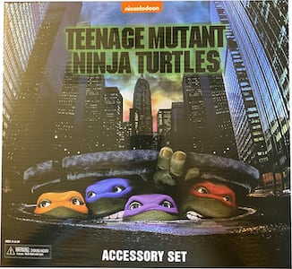 Teenage Mutant Ninja Turtles NECA Accessory Set (90s Movie)