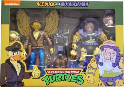 Teenage Mutant Ninja Turtles NECA Ace Duck and Mutagen Man (Cartoon)