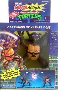 Teenage Mutant Ninja Turtles Playmates Cartwheelin' Karate Don