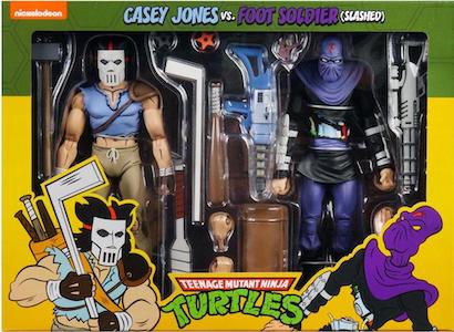 Teenage Mutant Ninja Turtles NECA Casey Jones vs Foot Soldier (Cartoon) - Slashed thumbnail