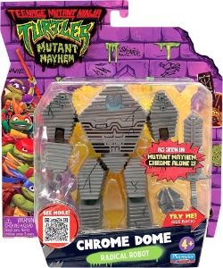 Teenage Mutant Ninja Turtles Playmates Mutant Mayhem Chrome Dome Radical Robot