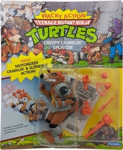 Teenage Mutant Ninja Turtles Playmates Creepy Crawlin' Splinter