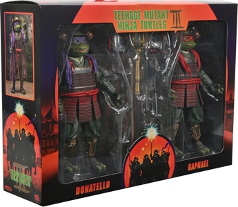 Teenage Mutant Ninja Turtles NECA Donatello and Raphael (Turtles 3)
