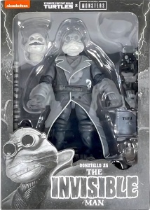 Teenage Mutant Ninja Turtles NECA Donatello as the Invisible Man (Black & White)