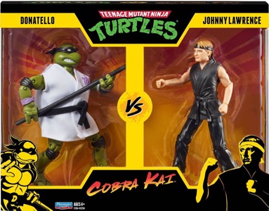 Teenage Mutant Ninja Turtles Playmates Donatello vs Johnny Lawrence (Cobra Kai)